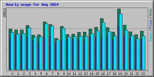 Hourly usage for May 2024